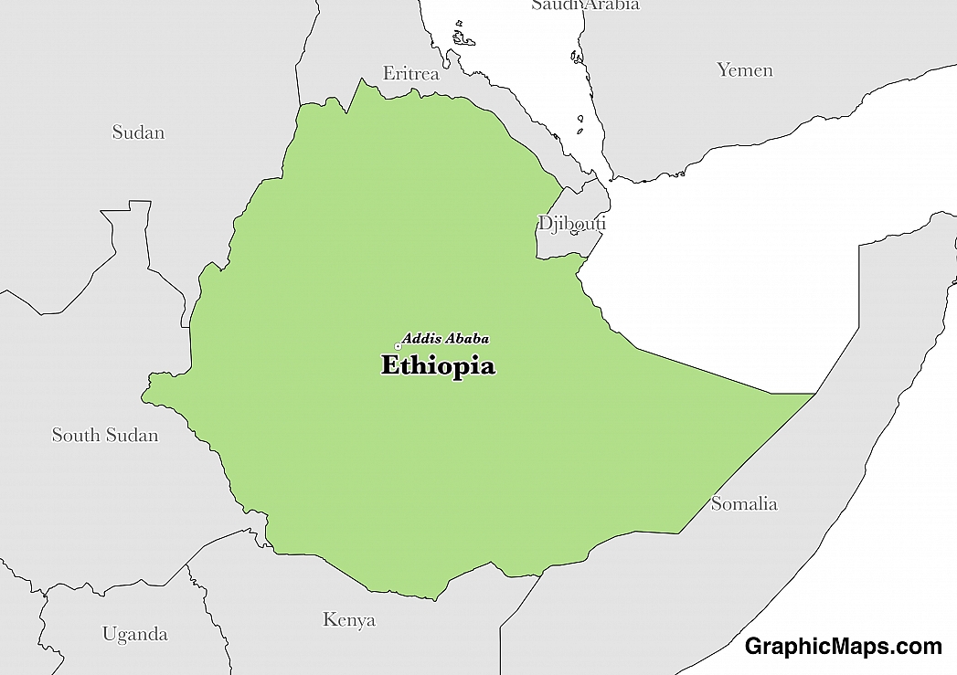 Ethiopia Graphicmaps Com